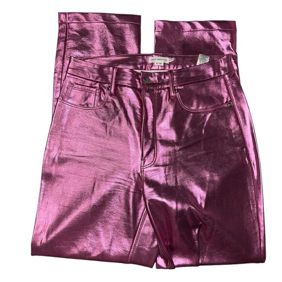 Good American pink metallic jeans - Picture 4 of 8